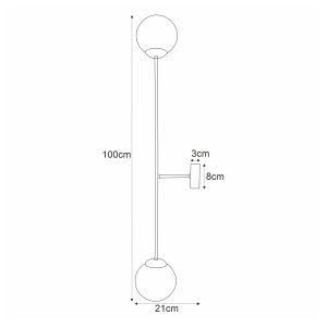 Aplica perete K-5407 - LUMIA - Img 4