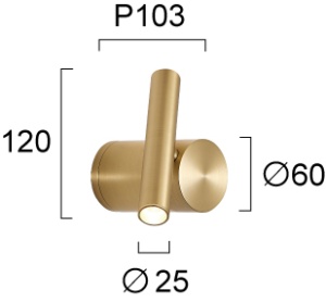 Aplica perete LED 3000K Planet 4292901 - Img 3