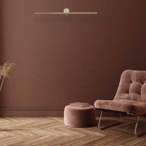 Aplica perete Modern Slim 60 cm Auriu LED 3000K - Img 2