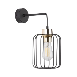 Aplica perete Negru Auriu 1xE27 GALAXY 4742TK - Img 4