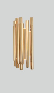 Aplica perete ORGANIC W0187 LED Auriu - Img 2