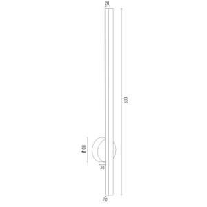 Aplica perete S LED ASSE A8052 - Img 4