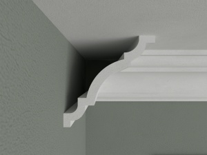 Bagheta de colt / Cornisa de interior BC10 dimensiuni 120x120x2000mm - Img 2