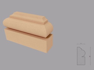 Baza pentru pilastru FP601 dimensiuni 150x50x240mm - Img 3