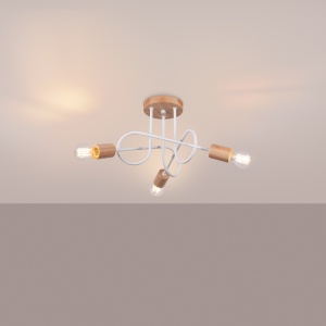 Candelabru EMBER 3 Alb - Img 3