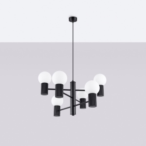 Candelabru HALO 6 negru - Img 2