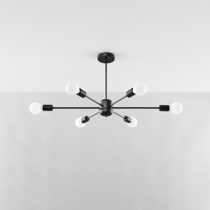 Candelabru LANGO 6 Negru - Img 2