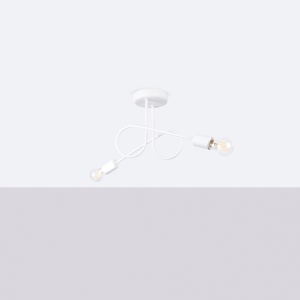 Candelabru LOOP 2 Alb - Img 2