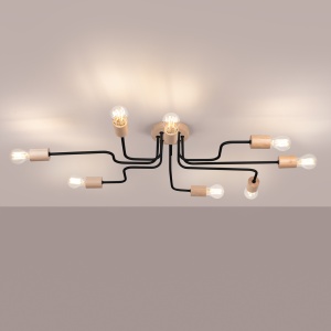 Candelabru TIMBO 8 Negru - Img 3