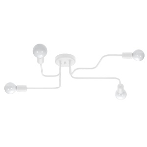 Candelabru VECTOR 4 Alb