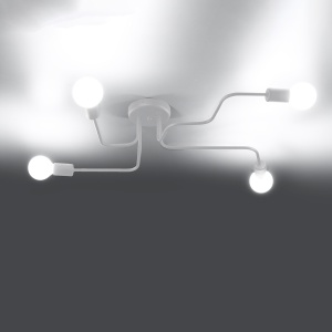 Candelabru VECTOR 4 Alb - Img 3