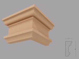Capitel pentru pilastru FP702 dimensiuni 250x100x260mm - Img 2