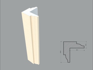 Coltar decorativ de exterior FPCL08 dimensiuni 110x110x2000mm - Img 1