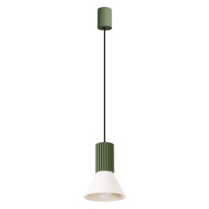 Lampă suspendată ESTRIA 1 bej/verde-oliv - Img 2