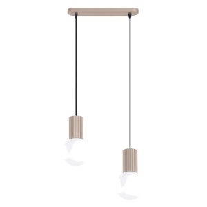 Lampă suspendată HALO 2L taupe