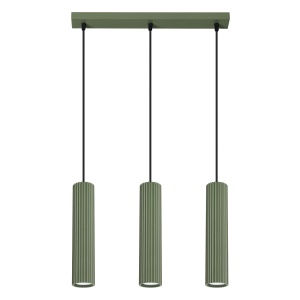 Lampă suspendată KARBON 3L Verde măsliniu - Img 1