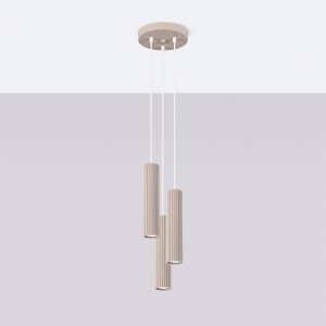 Lampă suspendată KARBON 3P taupe - Img 2