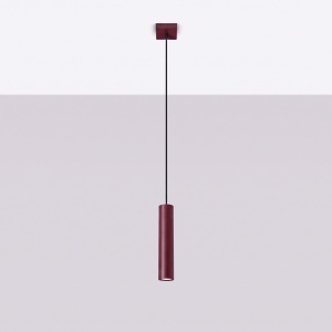 Lampă suspendată LAGOS 1 burgund - Img 2