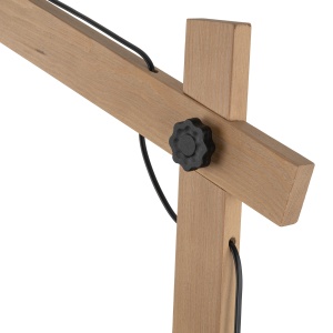 Lampadar Bej Negru 1xE27 OSLO 5582TK - Img 3