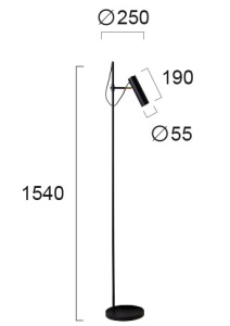 Lampadar GU10 Zina 4249200 - Img 3