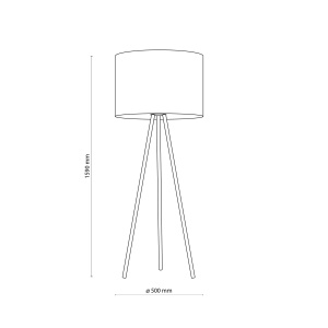 Lampadar Negru 1xE27 JUTA 5569TK - Img 4
