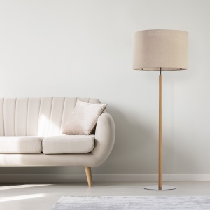 Lampadar Negru Bej 1xE27 DEVA 5199TK - Img 2