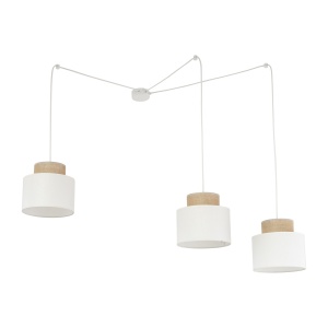 Lustra Alb 3xE27 DUO 2345TK - Img 2