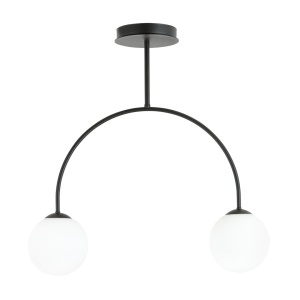 Lustra ARCHI 2 Negru OPAL - Img 1