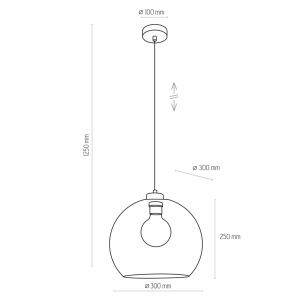 Lustra Auriu 1xE27 CUBUS 2742TK - Img 4