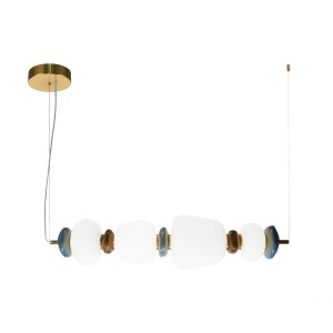 Lustra Auriu LED becuri Evans