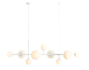 Lustra DIONE 9 alb