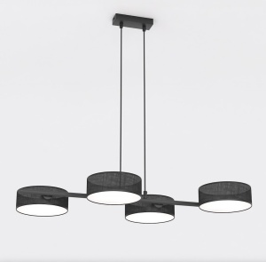 Lustra DRUMZ 4 Negru