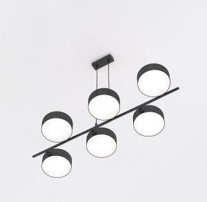 Lustra DRUMZ 6 Negru - Img 4