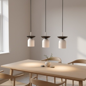 Lustra EGO 3 Negru Alb - Img 2