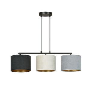 Lustra HILDE 3 Negru MIX