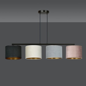 Lustra HILDE 4 Negru MIX - Img 3