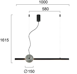 Lustra LED 3000K Anais 4300900 - Img 3