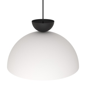 Lustra LUNARO 1L Negru Alb/Negru - Img 2