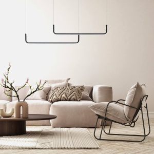 Lustra Malawi negru LED CCT - Img 3
