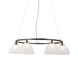 Lustra Montiela Negru Auriu 6 x LED - Img 4