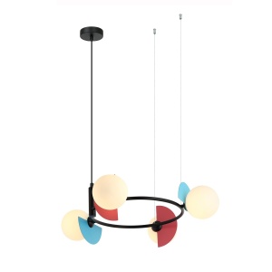 Lustra Nauti Multicolor 4xG9 cerc - Img 2