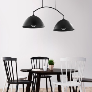 Lustra Negru 2xE27 FARO 6008TK - Img 2