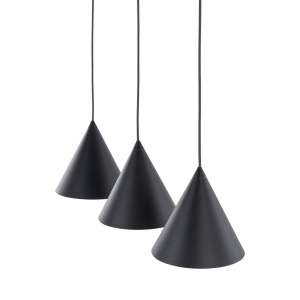 Lustra Negru 3xE27 CONO 10068TK - Img 3