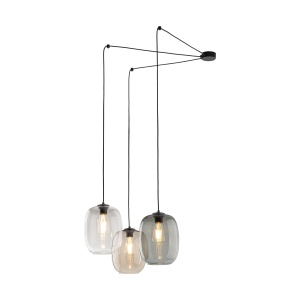 Lustra Negru 3xE27 ELIO 5972TK - Img 3