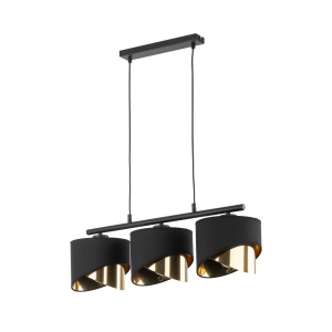 Lustra Negru 3xE27 GRANT 4824TK