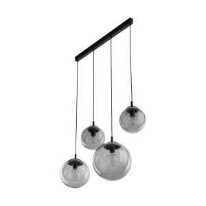 Lustra Negru 4xE27 ESME 5381TK - Img 4
