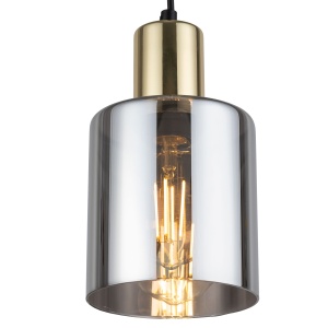 Lustra Negru Auriu 1xE27 SIERRA 6661TK - Img 3