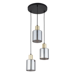 Lustra Negru Auriu 3xE27 SIERRA 6663TK