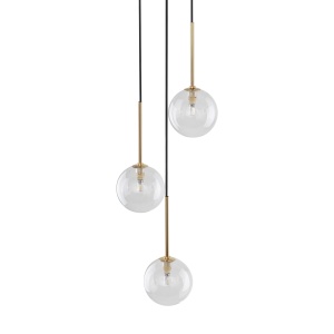 Lustra Negru Auriu 3xG9 NILOS 5942TK - Img 4