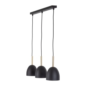 Lustra Negru Bej 3xE27 NORD 4871TK - Img 4